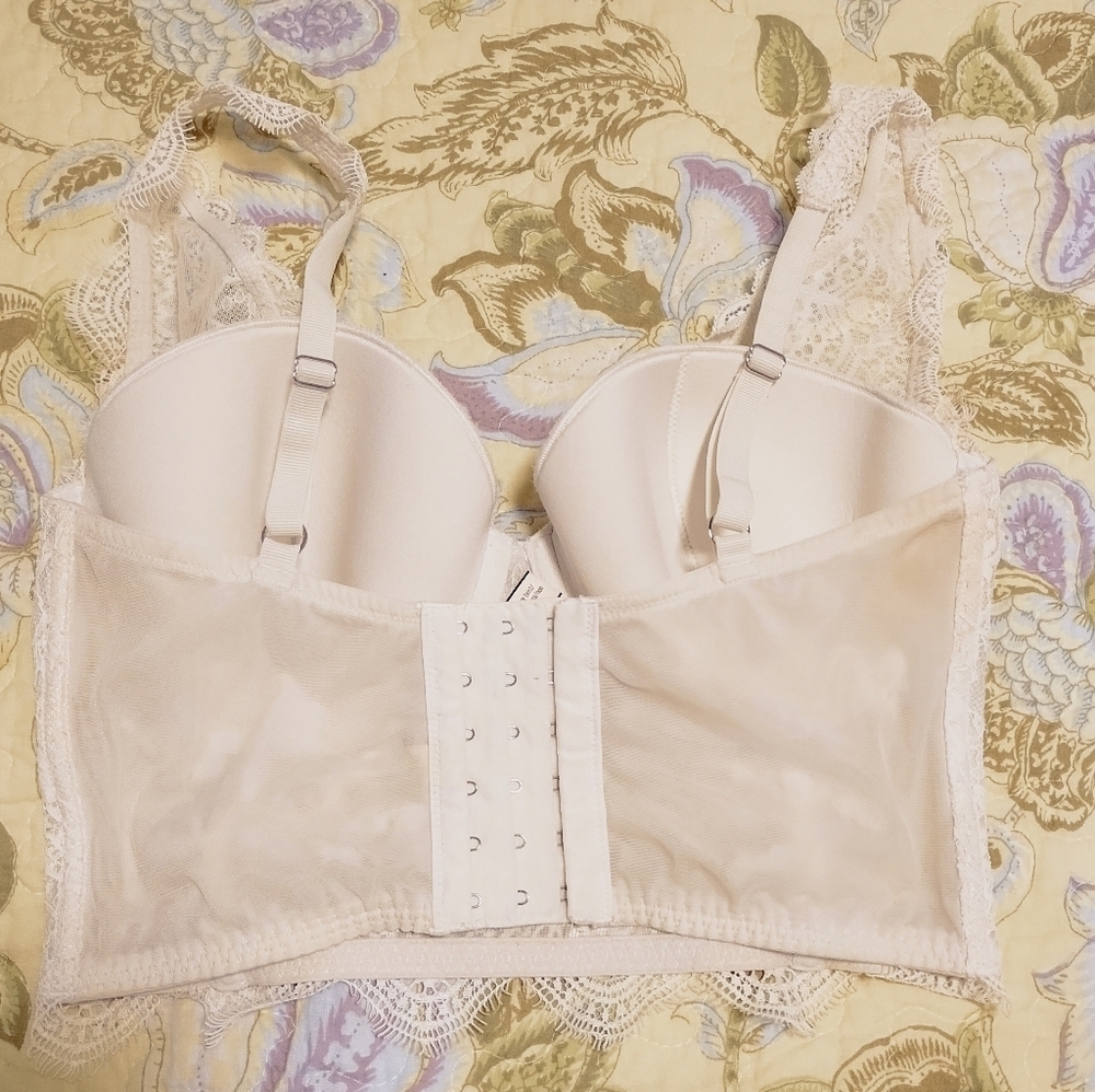 VS 2 Piece Bra / NWTPanty,  DREAM ANGEL Elegant Lace Bralette/ PANTY - Picture 10 of 15